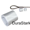 Stahldraht Oval Aluminium Hülse / Ferrules (DR -Z0106)